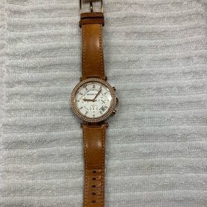 Women’s Michael Kors Leather Watch